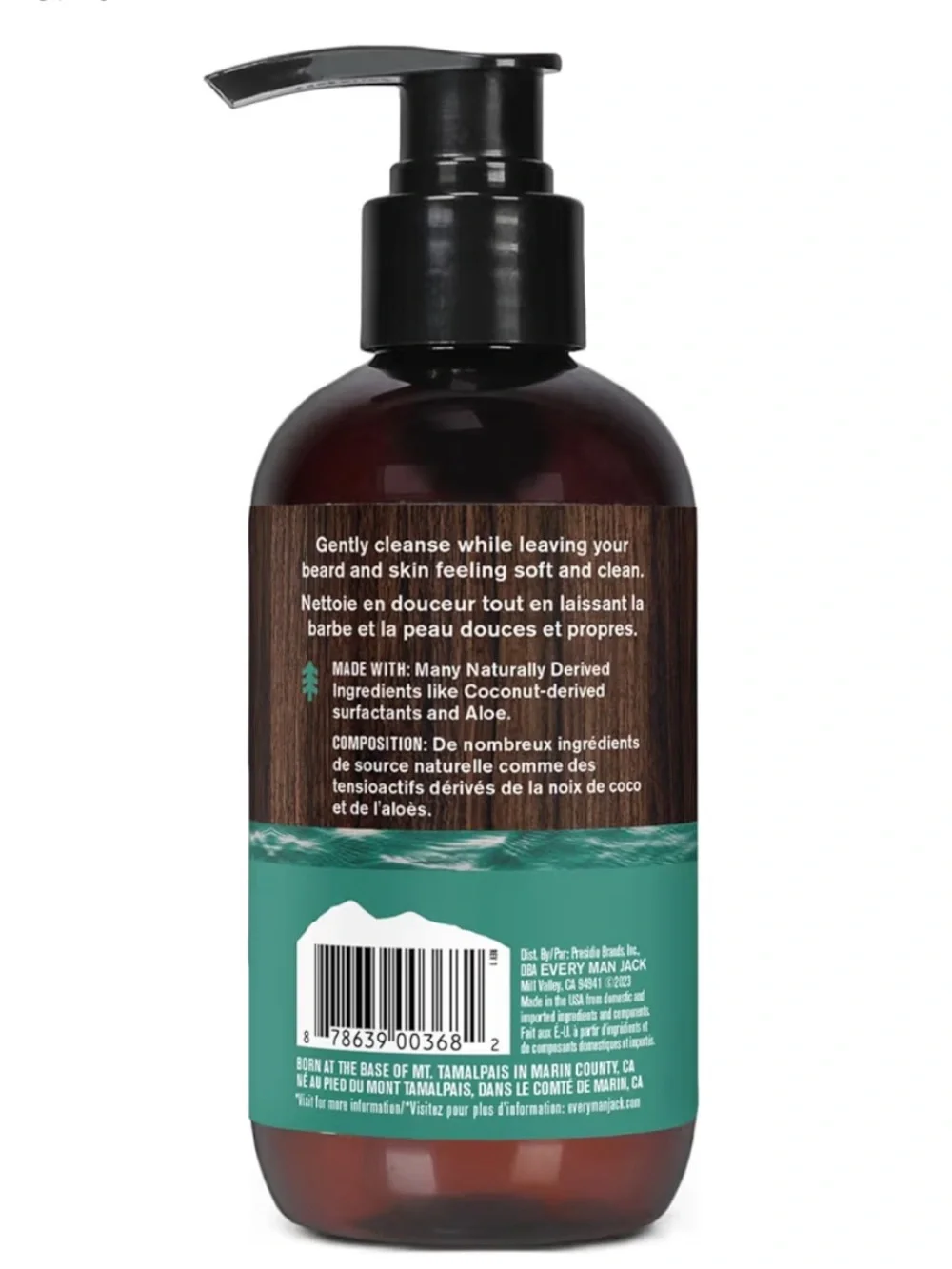 Every Man Jack Sea Salt Beard + Face Wash - Size 6.7fl oz.